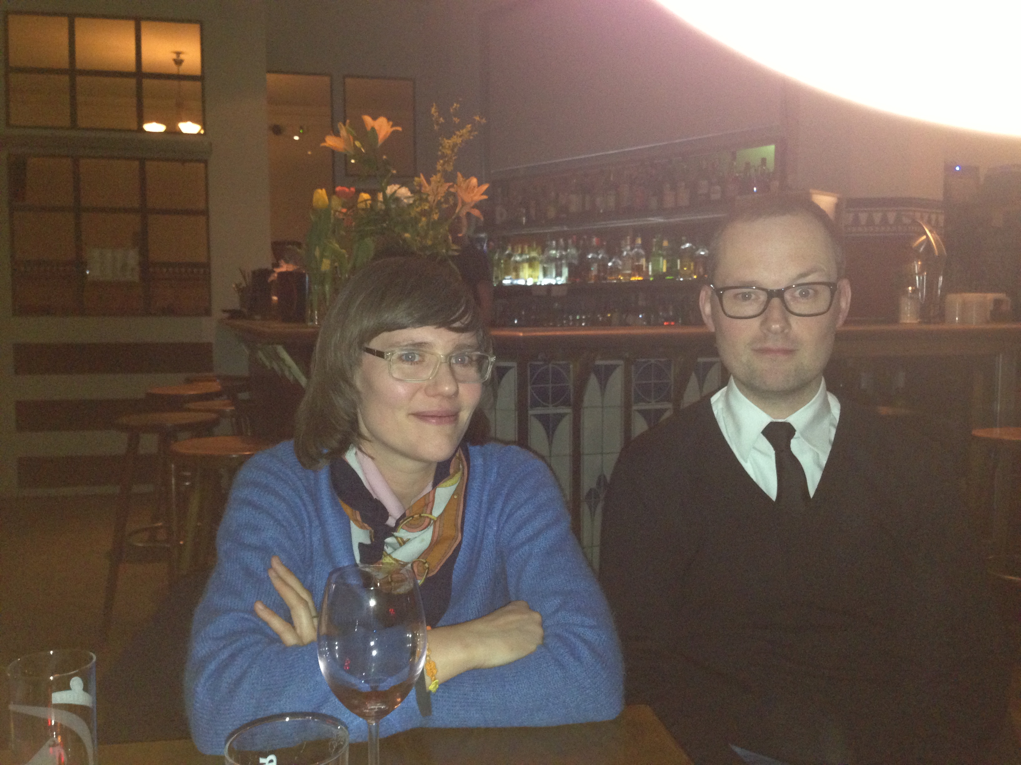 In which I go out drinking with German writers | Smile! You're at